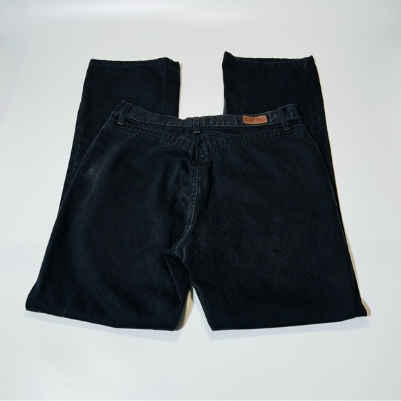 Rockies jeans Relaxed Straight leg jeans high rise cowgirl black women size 12 - Picture 2 of 12